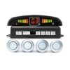 Car Parking Sensor Silver Color with LED Display Audio Alarm