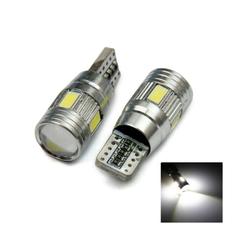 T10 5630 6smd Aluminium Canbus Error Free Signal Licence Plate Light