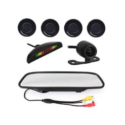 Car Parking Sensor Black and 4.3 Inch LCD Mirror Monitor with Rear View Camera