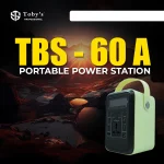 Toby's TBS-60A 60000mAh Portable Power Station With Inverter 220WH Capacity Maximum Output 300W (Green) - Image 6