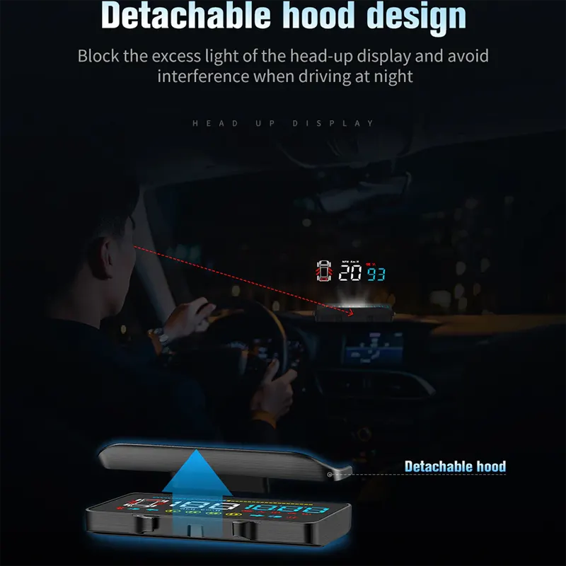 Tesla Heads up Display HUD T4 For Tesla Model 3 Model Y Car Electronics Projector Speedometer Speeding Alarm Car Accessories Tobysouq