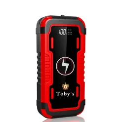Toby's TBS 8A Powerful Jump Starter For Cars 8000mAh And 29.6WH Wireless Power Bank For Electronic Devices