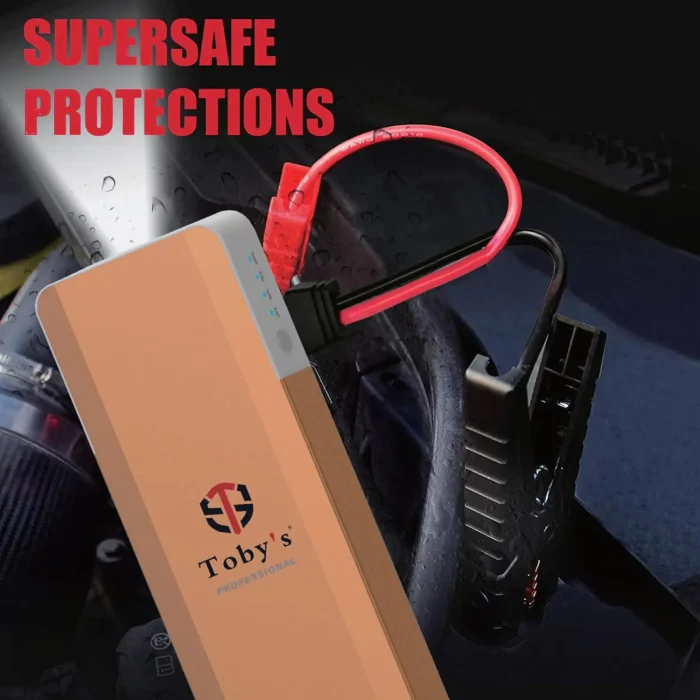 Toby&rsquo;s X19 PRO Jump Starter 16000mAh Car Jump Starter Power Bank 1500A Peak 12V Emergency Battery Booster with PD 30W Fast Charging With Tire Inflator - Image 2