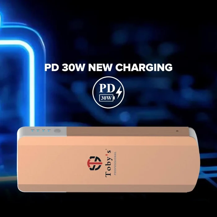 Toby&rsquo;s X19 PRO Jump Starter 16000mAh Car Jump Starter Power Bank 1500A Peak 12V Emergency Battery Booster with PD 30W Fast Charging With Tire Inflator - Image 10