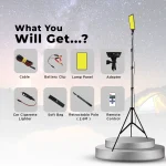 Toby’s BVT-01 Outdoor Multifunction Camping Light 2500LM High-Brightness COB LED, 2.6M Tripod, 12V Input, Remote Control, Camping & Emergency Flood Light - Image 7