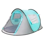 Toby's New Automatic Pop Up Outdoor Camping Tent, Easy Quick Opening and Rainproof beach boat tent, for hiking fishing