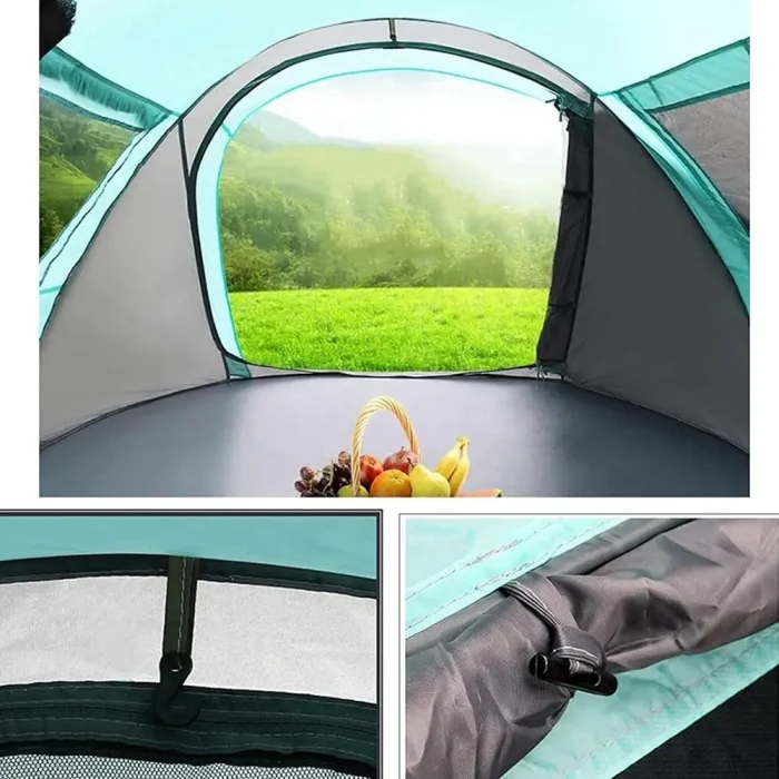 Toby's New Automatic Pop Up Outdoor Camping Tent, Easy Quick Opening and Rainproof beach boat tent, for hiking fishing - Image 4