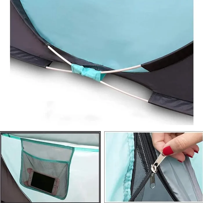 Toby's New Automatic Pop Up Outdoor Camping Tent, Easy Quick Opening and Rainproof beach boat tent, for hiking fishing - Image 6