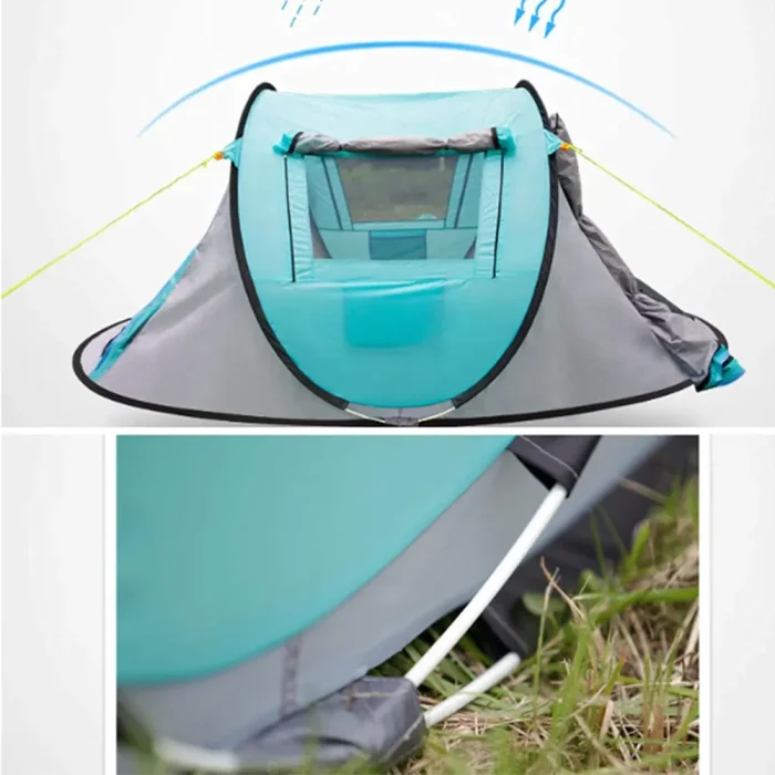 Toby's New Automatic Pop Up Outdoor Camping Tent, Easy Quick Opening and Rainproof beach boat tent, for hiking fishing - Image 8
