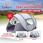 Toby's New Camping Instant Tent 4-5 Person Pop Up Tent Water Resistant Dome Tent Easy Setup for Camping Hiking and Outdoor Portable Tent with Carry Bag for 4 Seasons - Image 5