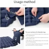 Inflatable Sleeping Mat Double Tobysouq