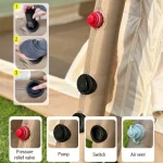 Toby's Inflatable Tent 04 Camping Tent with Pump 4-6 Person Glamping Tents Luxury Cabin Tent with Mesh Windows Doors, Rechargeable Battery For Inflation - Image 10