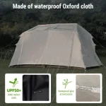 Toby's Inflatable Tent 04 Camping Tent with Pump 4-6 Person Glamping Tents Luxury Cabin Tent with Mesh Windows Doors, Rechargeable Battery For Inflation - Image 8