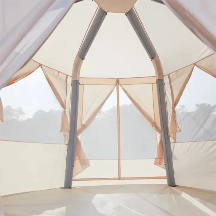 Tobys Inflatable Tent 03 Camping Tent with Pump, 4-6 Person Glamping Tents, Easy Setup 4 Season Waterproof Outdoor Oxford Tent - Image 5