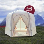 Tobys Inflatable Tent 03 Camping Tent with Pump, 4-6 Person Glamping Tents, Easy Setup 4 Season Waterproof Outdoor Oxford Tent - Image 4