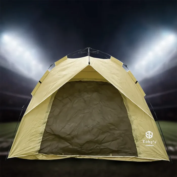 Tobys New Camping Tent 4 Person Automatic Pop Up Tent Outdoor Tent Beach Tent Windproof Rainproof Sunscreen Without Window - Image 5