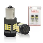 Tobys Super Bright Power T20 1156 42SMD LED Bulbs with 2835 Chip replacement for Back Up Reverse Brake Lights (White)