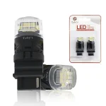 Tobys Super Bright Power T20 3156 16SMD LED Bulbs with 4218 Chip replacement for Back Up Reverse Brake Lights (White)