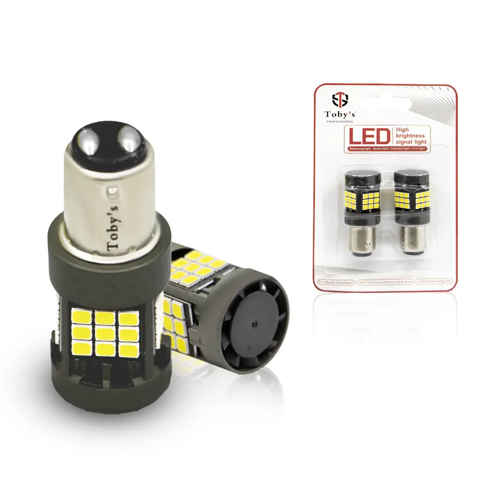 1-20-1.webp Tobys Super Bright Power T20 1157 36SMD LED Bulbs with 2835 Chip replacement for Back Up Reverse Brake Lights (White) - Image 1