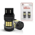 Tobys Super Bright Power T20 7443 42SMD LED Bulbs with 2835 Chip replacement for Back Up Reverse Brake Lights (White)