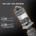 Tobys New TL2 H4 Led Headlight Bulbs with Mini Projector Lens High/Low beam With 6500K white light - Image 8