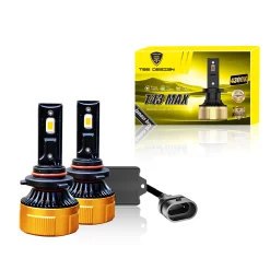 Toby’s T43 MAX LED Headlights 80W Per Bulb with 8000LM 4300K Natural White Color Long-Lasting LED Upgrade Waterproof, Easy Fit Superior Brightness and Safe Night Driving