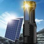 Toby's New Portable Brightest XHP70 Rechargeable LED Emergency Flashlight Torch Light Long Range Solar Searchlight for Hunting - Image 12