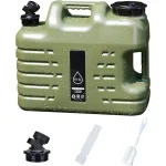 Toby's Camping Water Container with Spigot 4.9 Gallon Water Jug Large Water Storage Containers Truly No Leakage Water Tank BPA Free Portable Emergency Can for Car Driving Camping Hiking