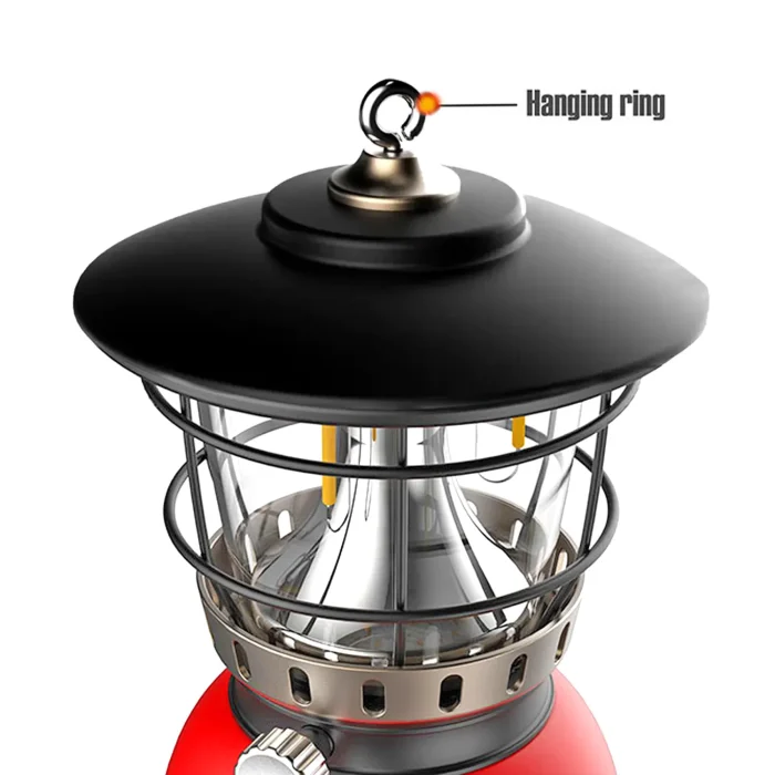 Toby's CPL-T06 Portable Camping USB Charging Lamp Tent Outdoor Lamp | Rechargeable Emergency Light LED Carrying Light, Lantern Rainproof Shield Ultralight Lamp, Rechargeable Camping Lantern Light (Red) - Image 10