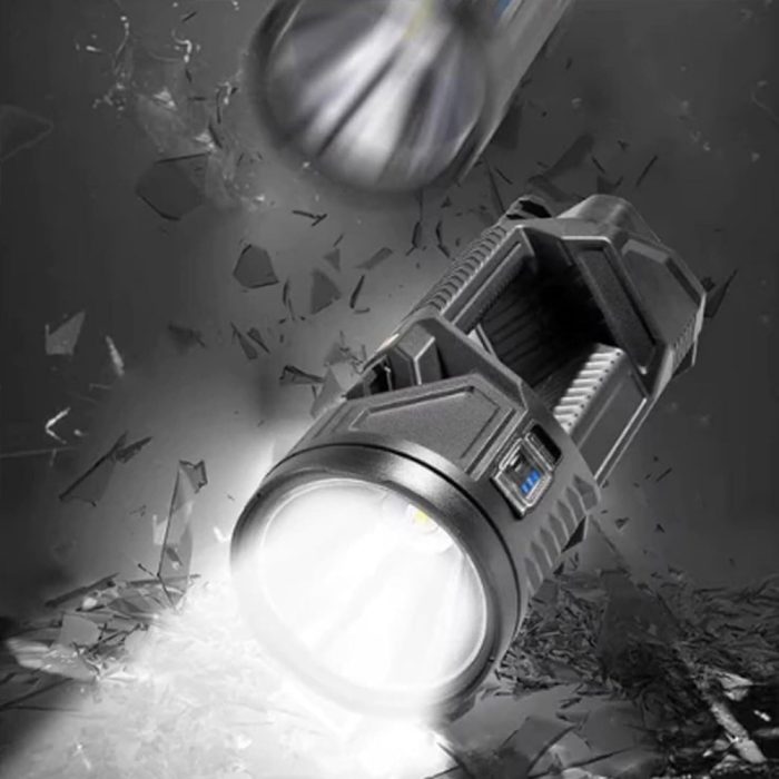 Toby's New Portable Brightest XHP70 Rechargeable LED Emergency Flashlight Torch Light Long Range Solar Searchlight for Hunting - Image 4