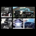 200W Light Bar 42 Inches/108cm Light Bar High Low DRL Beam For Jeep Wrangler - Image 6