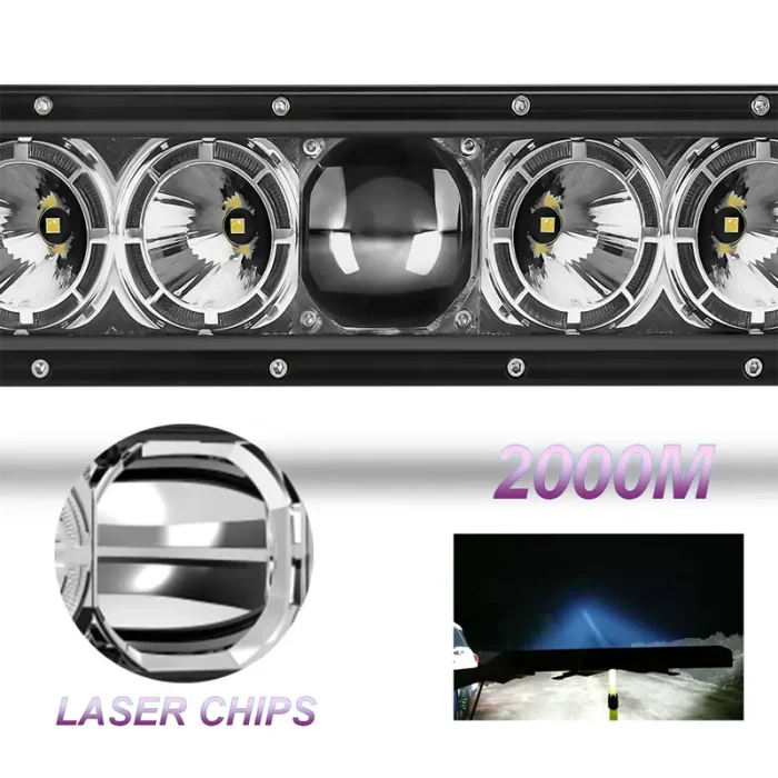 30 Inches 105W Laser Light Bar Universal Fitment Off-road LED Laser Light, IP68 Waterproof Rating with Die-Cast Aluminum Housing Material - Image 3