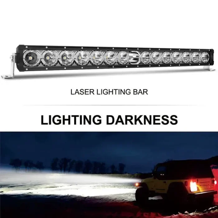 30 Inches 105W Laser Light Bar Universal Fitment Off-road LED Laser Light, IP68 Waterproof Rating with Die-Cast Aluminum Housing Material - Image 2