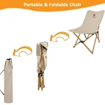 Toby's New Portable Butterfly Camping Chair Outdoor Folding Seat Solid Sketch Camping Chair Fishing Chair - Image 7