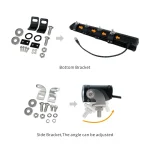 56W 12 Inches Light Bar Spotlight, 5600Lm Lumens, Aluminum Housing Material, Applicable on Roof, Bonnet, Bumper - Image 6