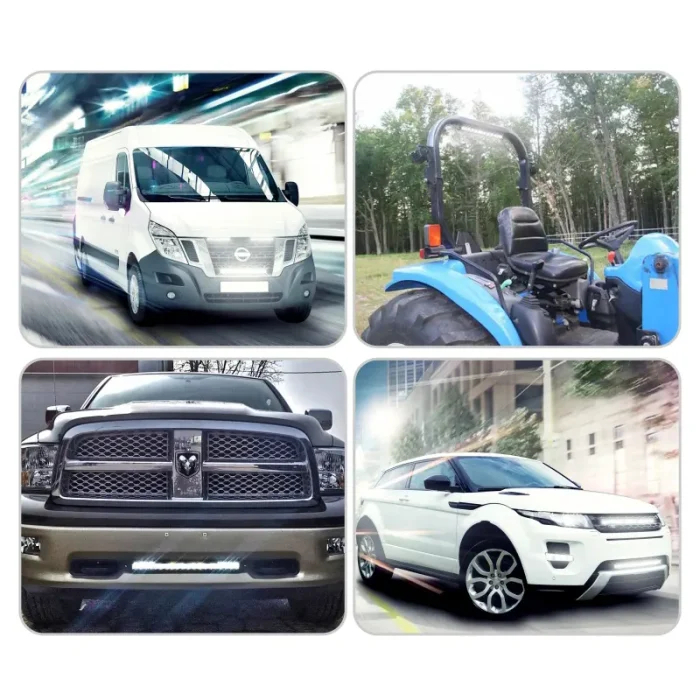56W 12 Inches Light Bar Spotlight, 5600Lm Lumens, Aluminum Housing Material, Applicable on Roof, Bonnet, Bumper - Image 7