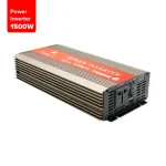 Car Power Inverter 1500W, LED Display, 12V to 220V AC Power Converter, Modified Sine Wave Inverter For Laptop, Tablet, Solar System, Camping