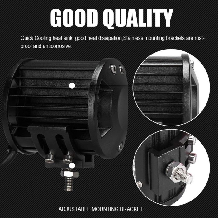 18W Cree LED Light Bar Work Light 2 pieces - Image 8