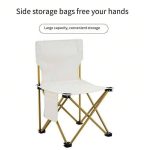 Tobys Camping Chair-10 Ultralight Portable Folding Light Aluminum Chair with Nylon Seat and Lightweight Carrying Bag for Outdoor Travel - Image 2