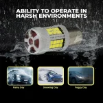 Tobys Super Bright Low Power 1157 40SMD LED Bulbs with 3030 Chip replacement for Back Up Reverse Brake Lights (White) - Image 5