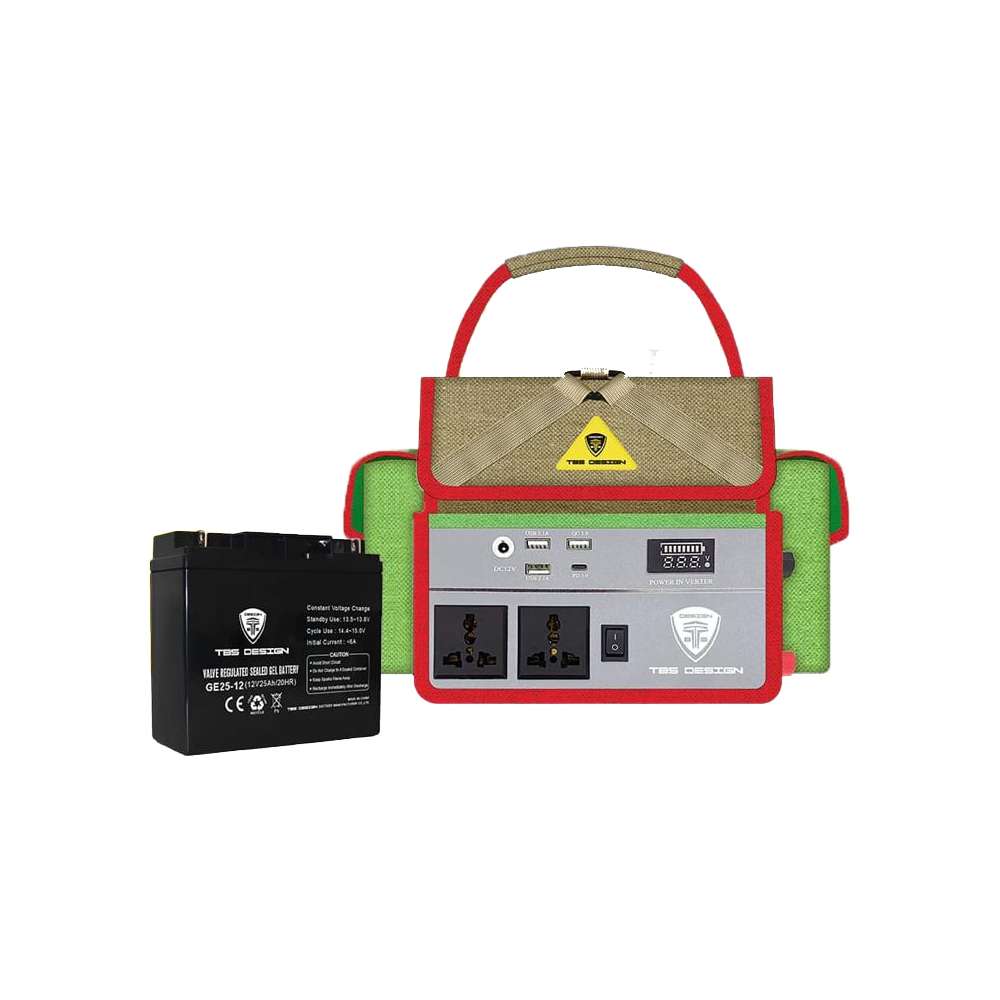 2-19.jpg Toby's TBS 25A Battery 25000mAh Power Rechargeable Battery With 220V Power Inverter Best For Camping - Image 1