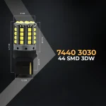 Tobys Super Bright Low Power 7440 44SMD LED Bulbs with 3030 Chip replacement for Back Up Reverse Brake Lights (White) - Image 6