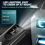 Tobys AC-P5 Tire Inflator Portable Air Compressor Upgrade 8000mAh Electric Air Pump for Car 150-PSI - Image 3