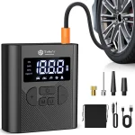 Tobys AC-P6 Tire Inflator Portable Air Compressor 20000mAh Battery & 12V DC Cordless Air Pump for Car Tires 150PSI - Image 2