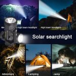 Toby's New Portable Brightest XHP70 Rechargeable LED Emergency Flashlight Torch Light Long Range Solar Searchlight for Hunting - Image 9