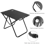 Tobys Lightweight Folding Compact Camping Table Aluminum Alloy Camping Table With Storage Bag, Ideal for Outdoor Use - Image 2