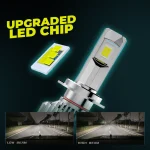 Tobys LX 75 2 Pieces Car LED Headlight Original 75W/piece Power 7500/piece Lumens With Color Temperature 6500K - Image 2