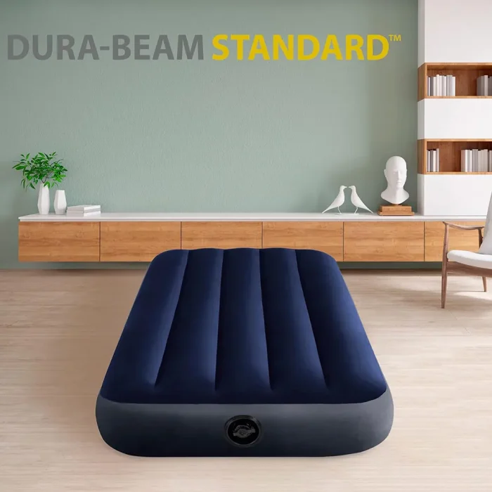 Dura-Beam Standard Series Prestige Downy Inflatable Airbed with Pump 2in1 Extra Wide Valves (191*99*25cm ) - Image 2