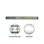 200W Light Bar 42 Inches/108cm Light Bar High Low DRL Beam For Jeep Wrangler