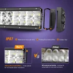 22 Inches Light Bar 120W Light Bar Combo Light, Floodlight, Spotlight - Image 2